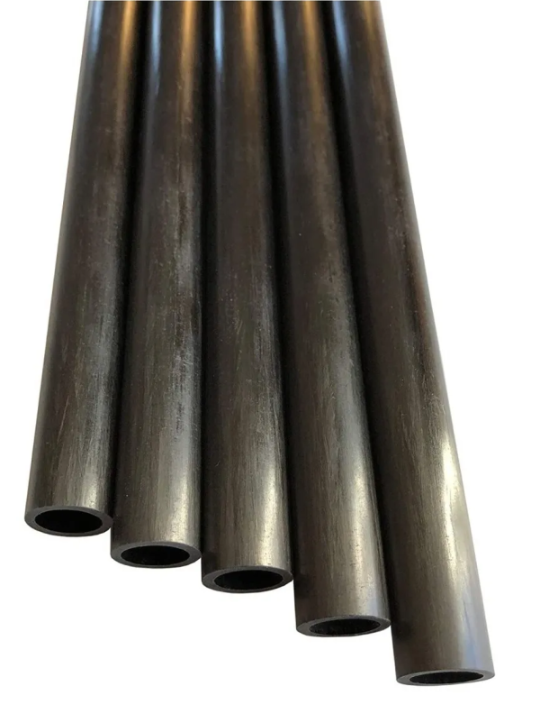 Tubo Carbono 14mm ⌀ ext x 12mm ⌀ int.
